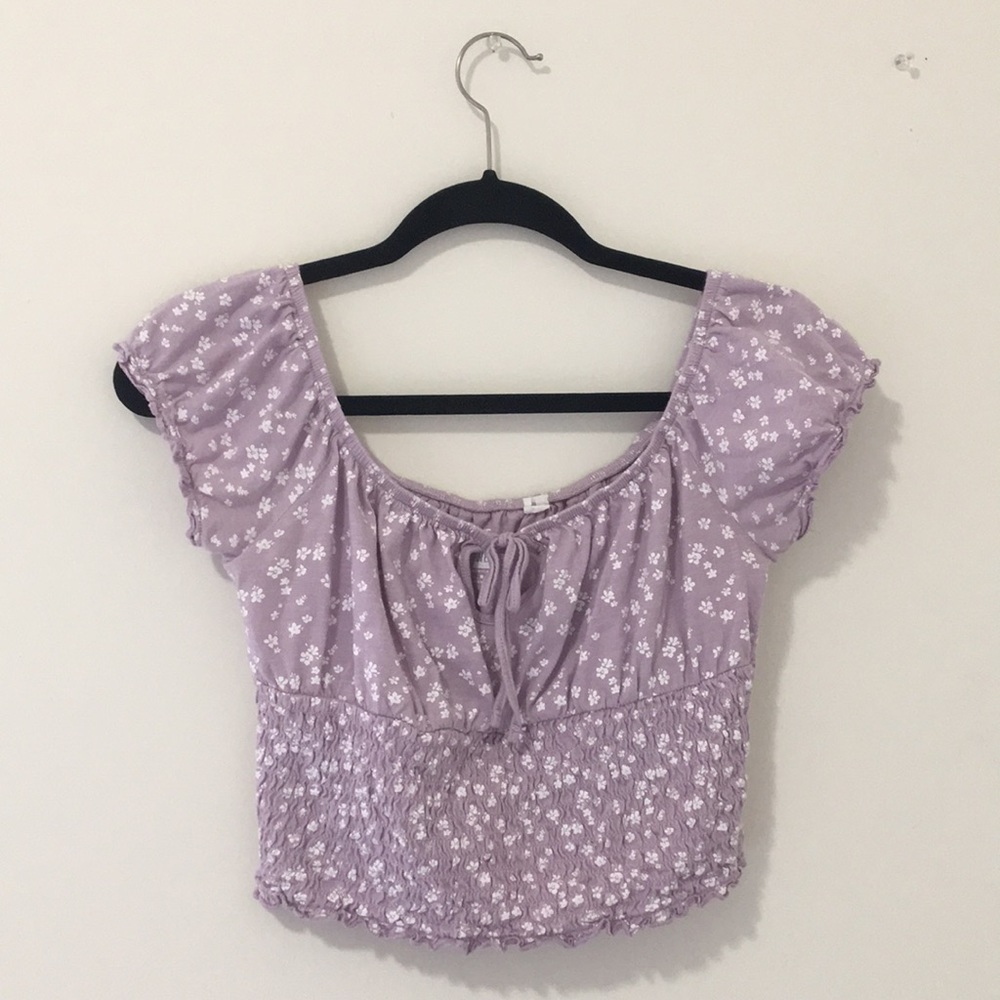 Pac Sun Lilac Crop Top (Me to We Essentials)
